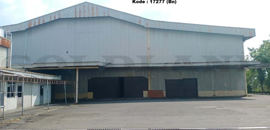 Kode : 17277 (Bn), Dijual Gudang Cikarang, Luas 10.963 meter, Bekasi