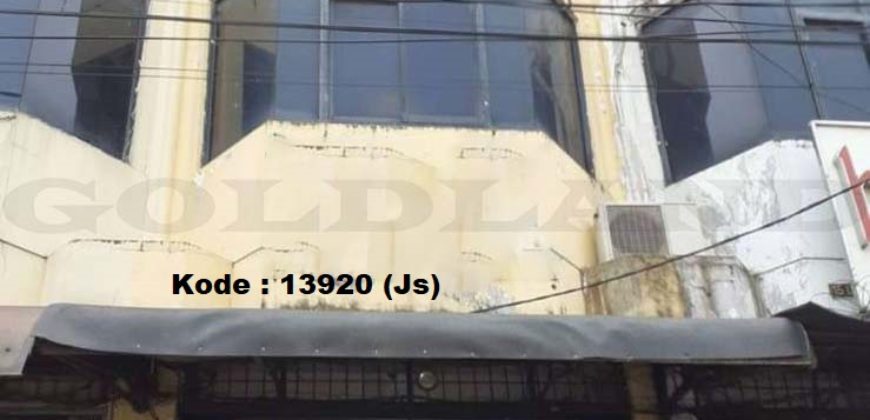 Kode : 13920 (Js), Dijual Ruko Tanah abang, Luas 60 meter (4×15 m2), Jakarta Pusat