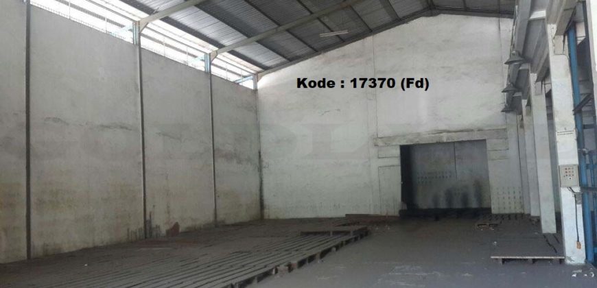 Kode : 17370 (Fd), Disewa Gudang sunter, Luas 1.250 meter (25×50 m2), jakarta Utara