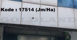 Kode : 17514 (Jm/Ha), Disewa Ruko kelapa gading, Luas 72 meter (4.5×16 m2), Jakarta Utara