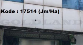 Kode : 17514 (Jm/Ha), Disewa Ruko kelapa gading, Luas 72 meter (4.5×16 m2), Jakarta Utara