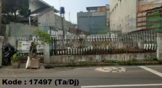 Kode: 17497 (Ta/Dj), Dijual tanah Kemayoran, Luas 379 meter, Jakarta Pusat