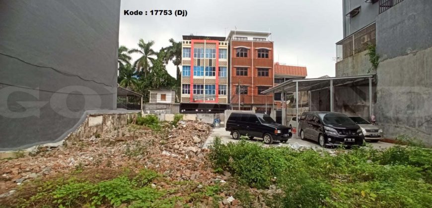 Kode : 17753 (Dj), Dijual Tanah gambir, Luas 635 meter, Jakarta Pusat