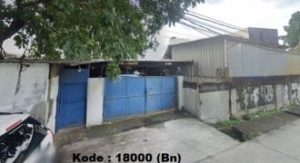 Kode : 18000 (Bn), Dijual gudang Penjaringan, Luas 1900 meter, Jakarta Utara