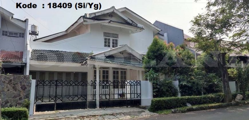 Kode  : 18409 (Si/Yg), Dijual rumah bintaro, luas 255 meter (15×17 m2), Jakarta selatan