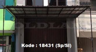 Kode : 18431 (Sp/Si), Dijual/sewa ruko sunter, luas 90 meter(4.5×20 m2), Jakarta Utara