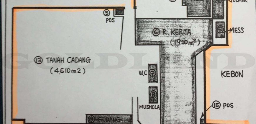 Kode : 18652 (Ta/Dj), Dijual tanah ciawi, luas 17.140 meter, Bogor