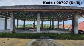 Kode : 18707 (Ds/Dj), Dijual tanah Unggasan, luas 543 meter, Bali