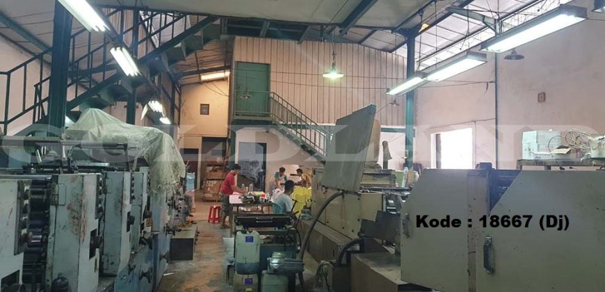 Kode : 18667 (Dj), Dijual gudang kalideres, luas 983 meter (16×60 m2), Jakarta Barat