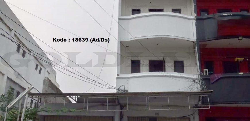 Kode : 18639 (Ad/Ds), Disewa ruko cempaka putih, luas 80 (4×20 m2), Jakarta pusat