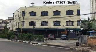 Kode : 17307 (Ds/Dj), Dijual ruko gunung sahari, luas 203 meter, Jakarta Pusat
