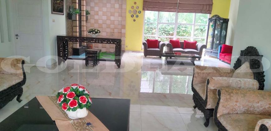 Kode : 18784 (Li), Dijual rumah pondok benda, luas 900 meter (30×30 m2), tangerang selatan