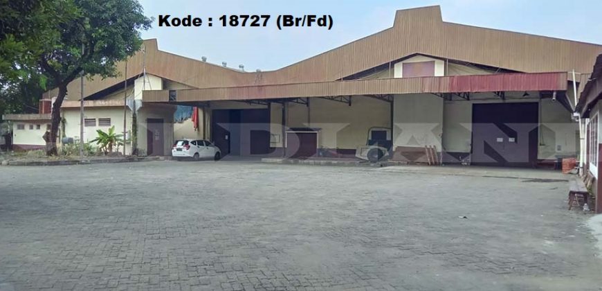 Kode : 18727 (Br/Fd), Dijual gudang pulogadung, luas 8410 meter, jakarta Timur