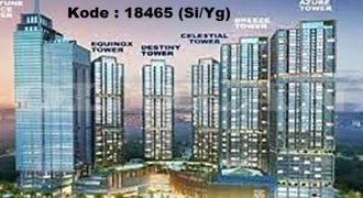 Kode : 18465 (Si/Yg), Disewa apartment menara jakarta, luas 35 meter, jakarta Pusat