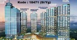 Kode : 18471 (Si/Yg), Disewa apartment menara jakarta, luas 35 meter, jakarta Pusat