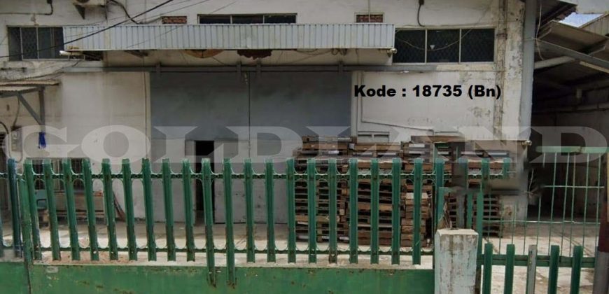 Kode : 18735 (Bn), Dijual gudang sunter, luas 1350 meter, jakarta Utara