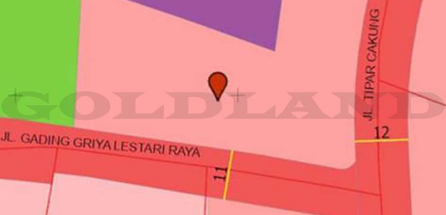 Kode : 18798 (Ad/Dj), Dijual/sewa tanah kelapa gading, luas 1500 meter, Jakarta Utara