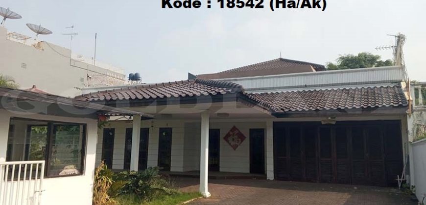 Kode : 18542 (Ha/Ak), Dijual/sewa rumah sunter, luas 936.96 meter (18.3×51.2), Jakarta Utara