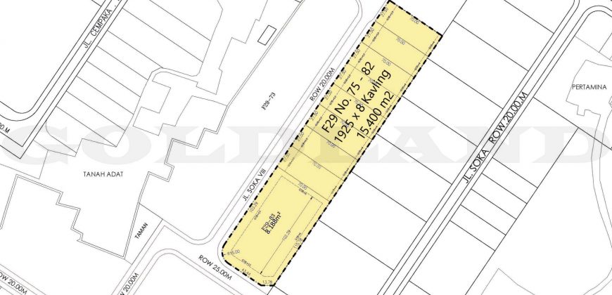 Kode : 19271 (Ad), Disewa tanah cikarang, luas 7.754 meter, Jawa barat
