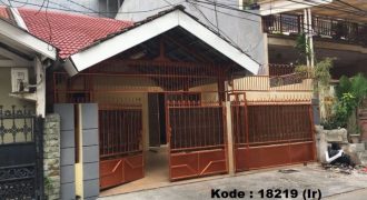 Kode : 18219 (Ir), Disewa rumah sunter, luas 154 (11×18 m2), Jakarta Utara