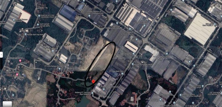 Kode : 19271 (Ad), Disewa tanah cikarang, luas 7.754 meter, Jawa barat