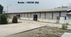 Kode : 19538 (Dj), Dijual gudang gunung putri, luas 18.605 m2, Bogor