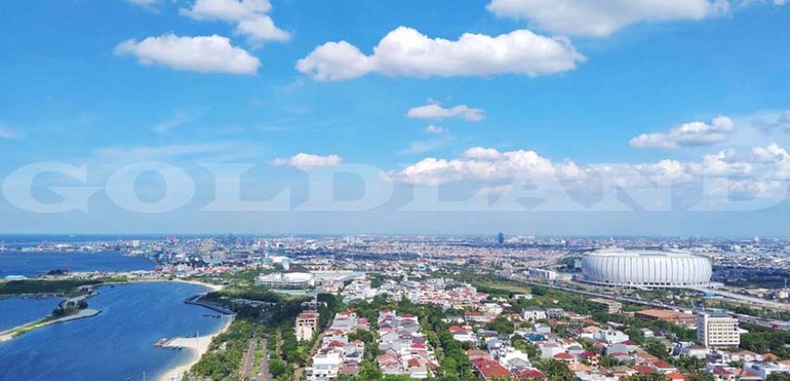 Kode : 19457 (Ha), Disewa apartment ancol mansion, luas 70 m2, jakarta Utara