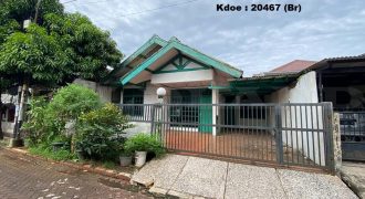 Kode : 20467 (Br), Dijual rumah pondok aren,luas 200 m2,Tangerang