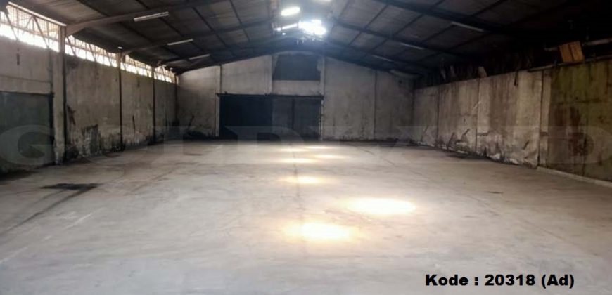 Kode : 20318 (Ad),Disewa gudang pluit, luas 1000 m2,Jakarta Utara