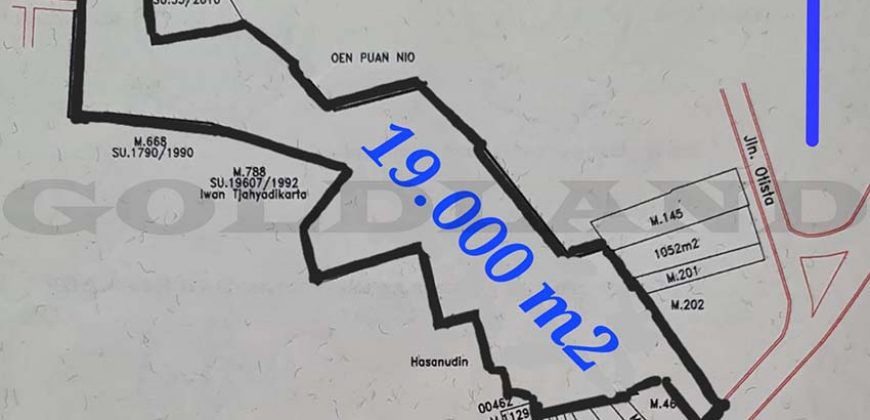 Kode : 18948 (Ds/Ad),Dijual tanah tangerang,luas 19.600 m2,Banten