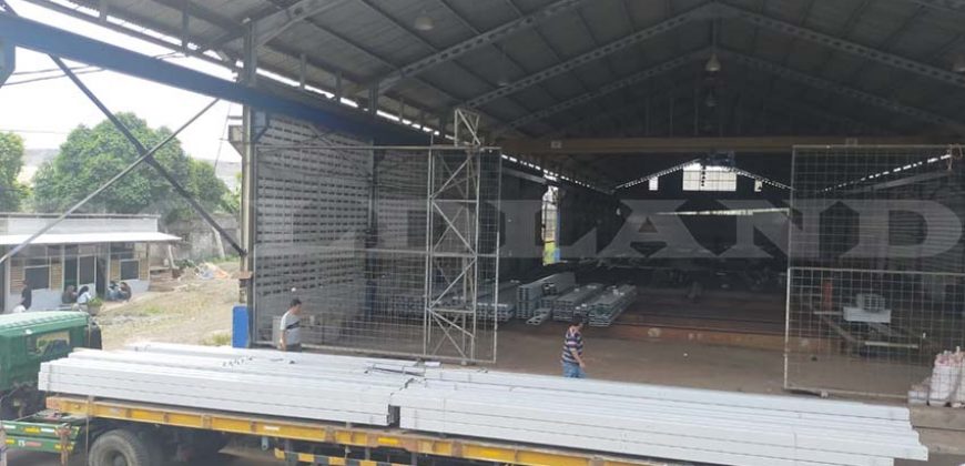 Kode : 20567 (Br),Dijual gudang Bantar gebang,luas 8888 m2,Bekasi