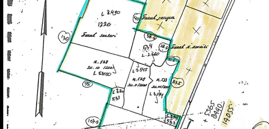 Tanah Dijual Banten, Luas 28.783 Meter, Kode :21278 Dj/Br/Fd